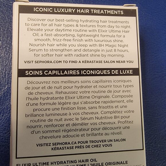 Kerastase 8H Night Serum & Hair Oil Sephora Beauty Insider Birthday Gift NIB - Picture 10 of 12